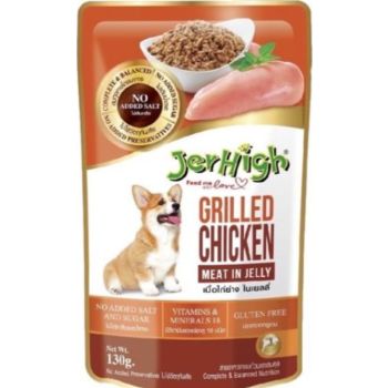  Jerhigh Dog Snack (Chicken Grilled in Jelly)130g 