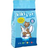 Kiki Kat White Bentonite Clumping Cat litter – Natural – 5L (4.35 KG)