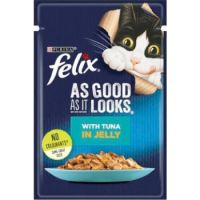 Purina Felix As Good As It Looks With Tuna In Jelly  Cat Wet Food 85g