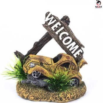  Smart Fish Aquarium Decoration (CH419) 11*6*12 