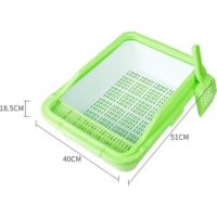 SAAS CAT LITTER TRAY WITH FILTER NET L SIZE MIX COLOR