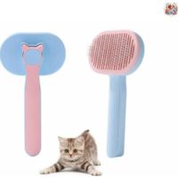 Pet Self Cleaning Comb 18x10x2.5cm Pink