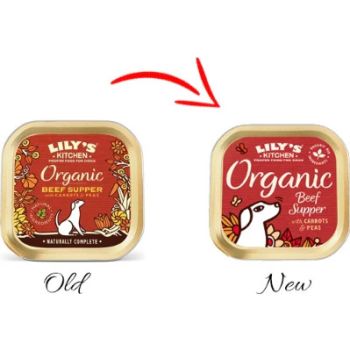  Lily's Kitchen Organic Beef Supper Wet Dog Food - 150G 