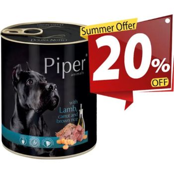  Piper Dog Wet Food With Lamb, Carrot And Brown Rice 800g 