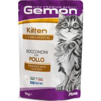 Gemon Kitten Wet Food with Chicken 100g