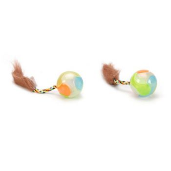  Beeztees Plast Glow Ball for Cats Assorted 