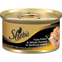 Sheba Tuna & Prawn in Sea Food Wet Cat Food - 85G