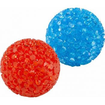  Ferplast Neon Ball Cat Toys Small (X2) Ø4 Cm (PA 5200), Mixed Colours (2pcs In Pack) 
