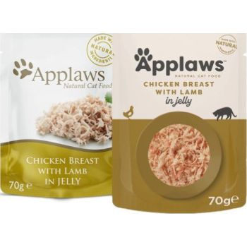  Applaws Cat Wet Food Chicken with Lamb 70g Jelly Pouch 