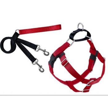  Freedom No-Pull Harness and Leash - Red / XS 5/8" 