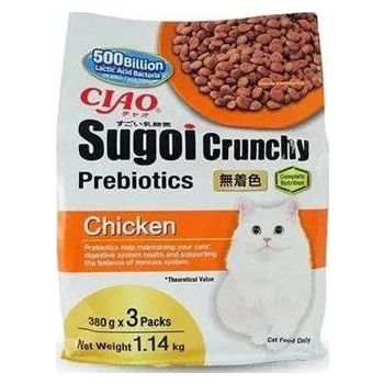  Inaba Ciao Sugoi Crunchy Chicken Flavor Plus Prebiotics 1.14KG 