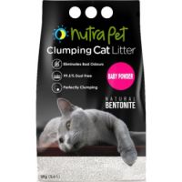 Nutrapet Baby Powder White Compact Cat Litter 5KG