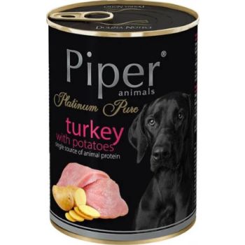  PIPER PLATINUM PURE – TURKEY WITH POTATOES 400G 