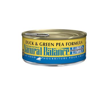  Natural Balance L.I.D. Duck & Green Pea Formula Canned Cat Food, 3 oz 