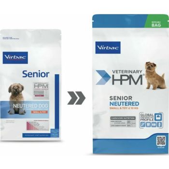  Virbac HPM Dog Senior Neutered Small & Toy 1,5 kg 