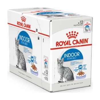  Royal Canin Indoor Jelly Cat Wet  Food  Box of 12x85g 