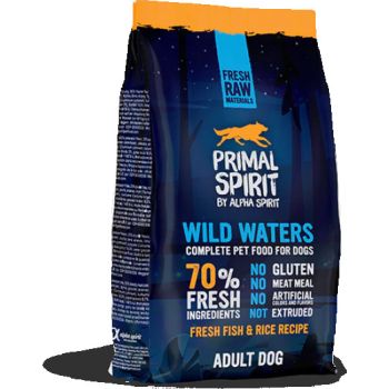  Alpha Spirit Primal 70% Wild Waters Dog Food 1 kg 