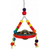 Pado Disc Shape Hanging Bird Toy - 35 X 15 Cm BTLB03023