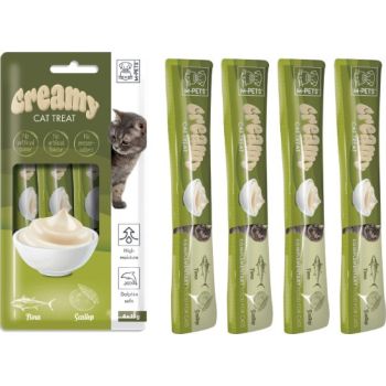  M-PETS Creamy Treats for Cats – Tuna & Scallop 4x15g 
