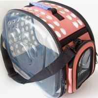 For Pet Footprint Spacious Pet Handbag–42X33X8.5 Cm PINK