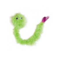 JW CATACTION FEATHERLITE CATNIP BOA SQUEAKY