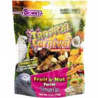 BROWNS FRUIT & NUT PARROT TREAT 340GM