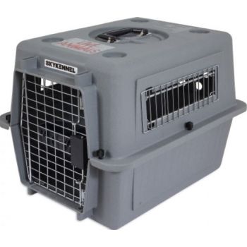  PETMATE SKY KENNEL 21" UP TO 15lbs ~ GRAY 
