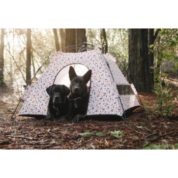  Outdoor Dog Tent Vanilla 134.9X134.9X94CM 