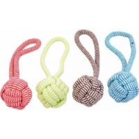 DUVO SCOOBY ROPE DUMMY BALL 7.6x18cM  (1pcs)