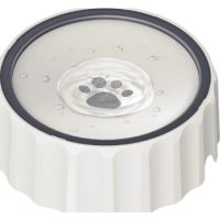 Pakeway No-Spill Pet Water Bowl -23*21*90Cm-White