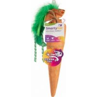 SmartyKat Cat Toys  Kolossal Karro  Plush Crinkle Cat Kicker Toy With Catnip