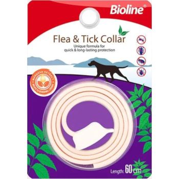  Bioline Flea and Tick Dog Collar 60cm[Flavor - Margosa & Sweet Orange] 