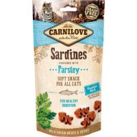 Carnilove Sardine Enriched With Parsley Soft Snack For Cats 50g