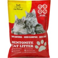 Cat Partner Bentonite Dust Free Clumping Litter 10 L -Rose