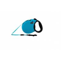 Adventure retractable leash, 3 m - Extra-Small - Blue