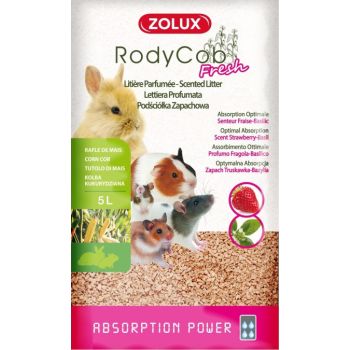  ZOLUX Rodent Litter RodyCob Strawberry-Basil 5 L 