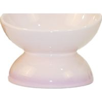 Ceramic whiskers Cat Bowl - 10.5 x 10cm - Purple
