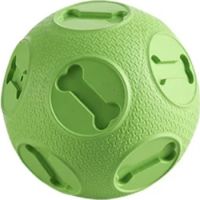 Miss Bear Colorful Football Pattern Sound Ball Dog Toy - 3 inches (Medium Dogs)