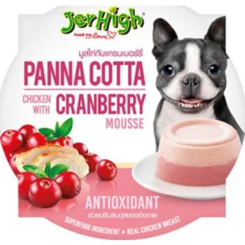  Jerhigh Panna Cotta Chicken With Cranberry Mousse 70g 