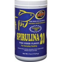 Zoo Med Spirulina 20 Fish Food Flakes, 4.0 oz