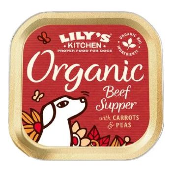  Lily's Kitchen Organic Beef Supper Wet Dog Food - 150G 