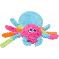 6" ROUND SQUEAKER PLUSH SPIDER