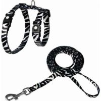 DOCO® LOCO Cat Harness + Leash 6ft Black