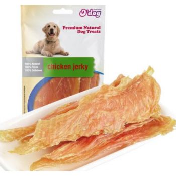  O’DOG Treats Chicken Jerky(Snack) 100gm 