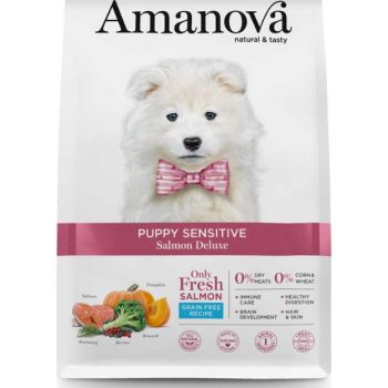  Amanova Dry Puppy Sensitive Salmon Deluxe - 2kg 