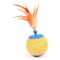 Duvo Cat Treat Ball With Sisal Blue - Cat Toys