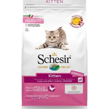  Schesir Dry Food For Kittens With A Single Protein Source - Kitten Rich In Chicken 400 G 