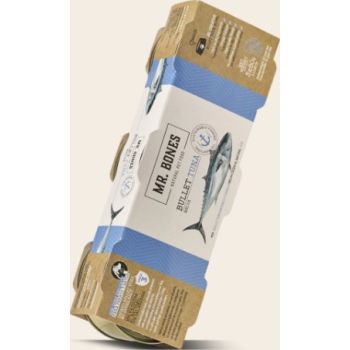  Mr Bones  Topper of naturally cooked tuna for dogs and cats  pack of 3 cans (80g) 