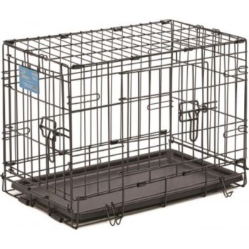  Midwest Life Stages Double Door Dog Crate, 42"L x 28"W x 31"H 