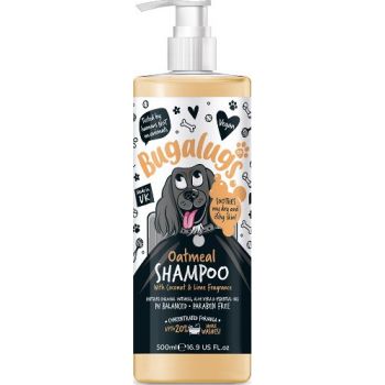  Bugalugs Oatmeal Dog Shampoo 500ml (16.9 Fl Oz) 